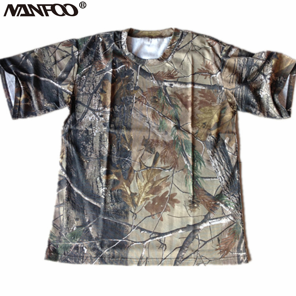 Hunting Outdoor Shirts - الرجال الصيف قصيرة الأكمام تي شيرت
