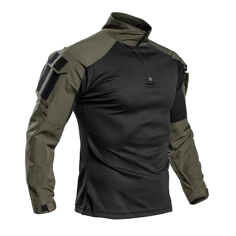 Hunting Outdoor Shirts - قميص صيفي طويل الأكمام بتصميم تمويه