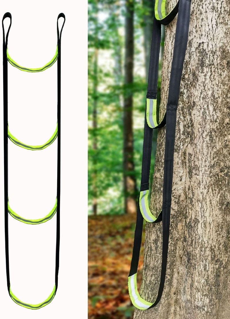 Tree Stand Ladder - عصا تسلق ثلاثية الخطوات، درجات تسلق