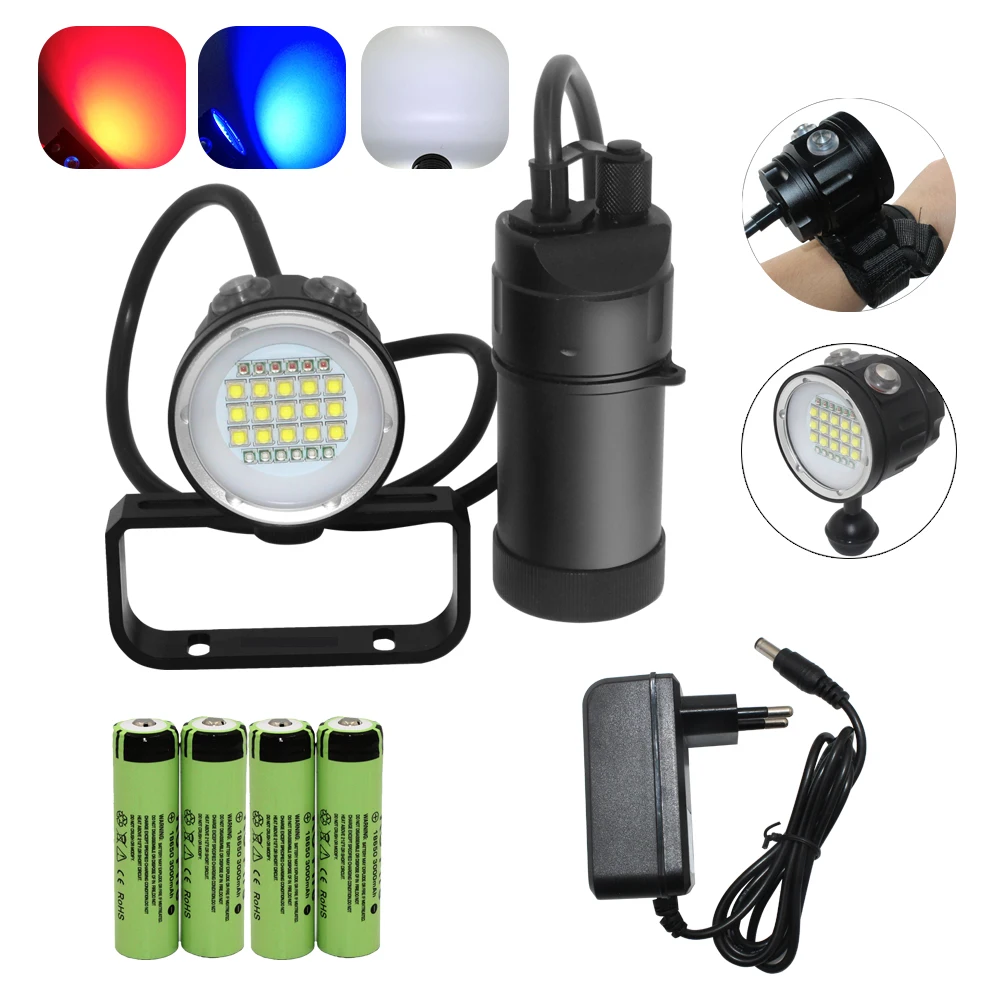 Fire Starter Waterproof - 27 LED علبة الغوص الفيديو الضوئي