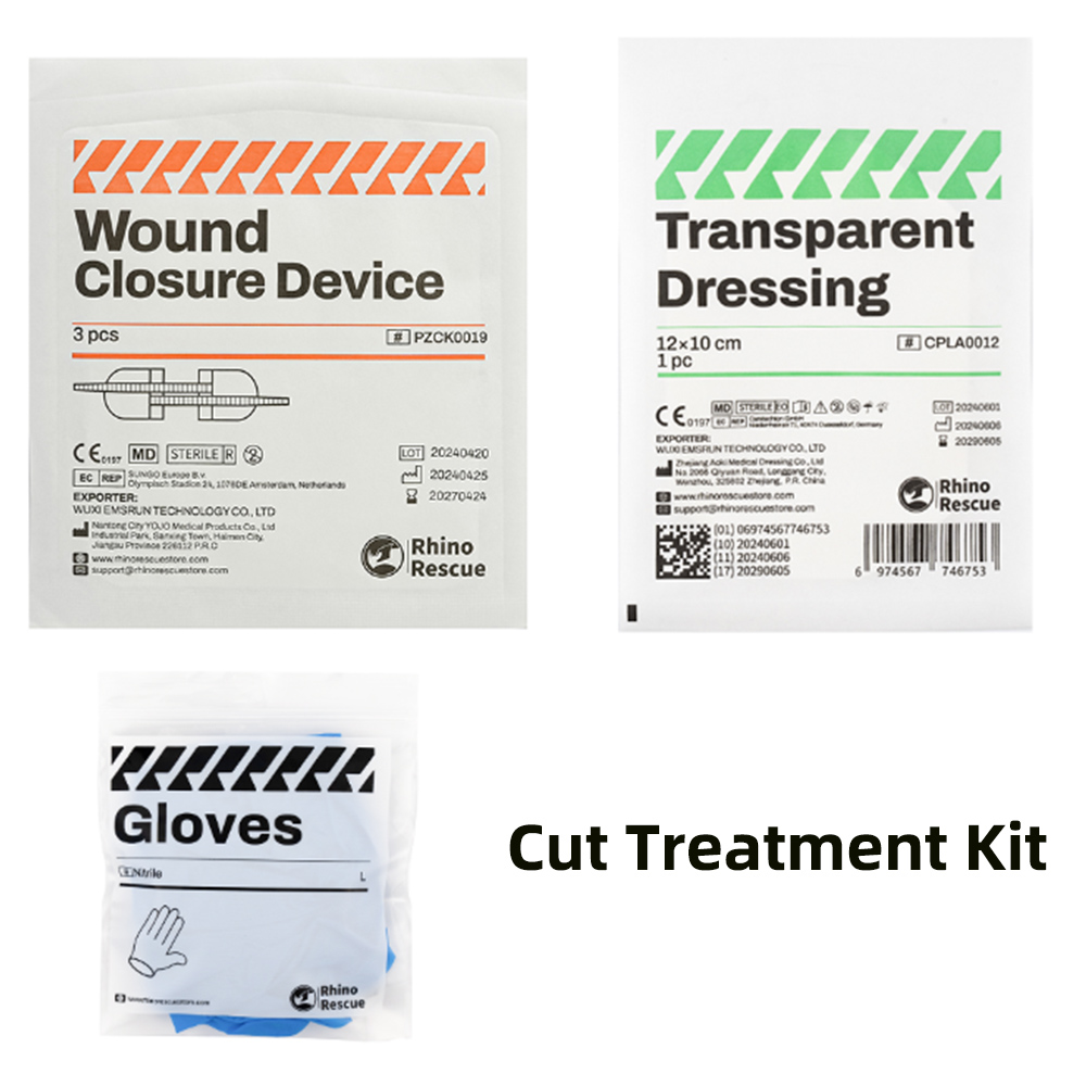 Field Dressing Kit - مجموعة العناية بالقطع من RHINO RESCUE