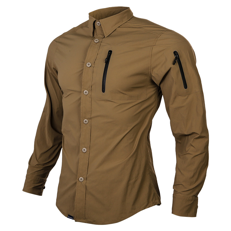 Hunting Outdoor Shirts - ايمرسونجير الأزرق التسمية الثلاثي التكنولوجيا تاك