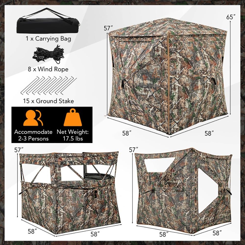 Hunting & Outdoor Supplies - خيمة صيد قابلة للفصل 5 في