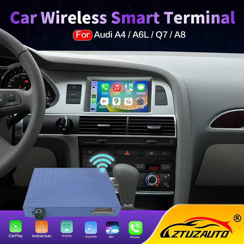 Trail Camera Infrared - صندوق أوتوماتيكي CarPlay Android اللاسلكي لأودي