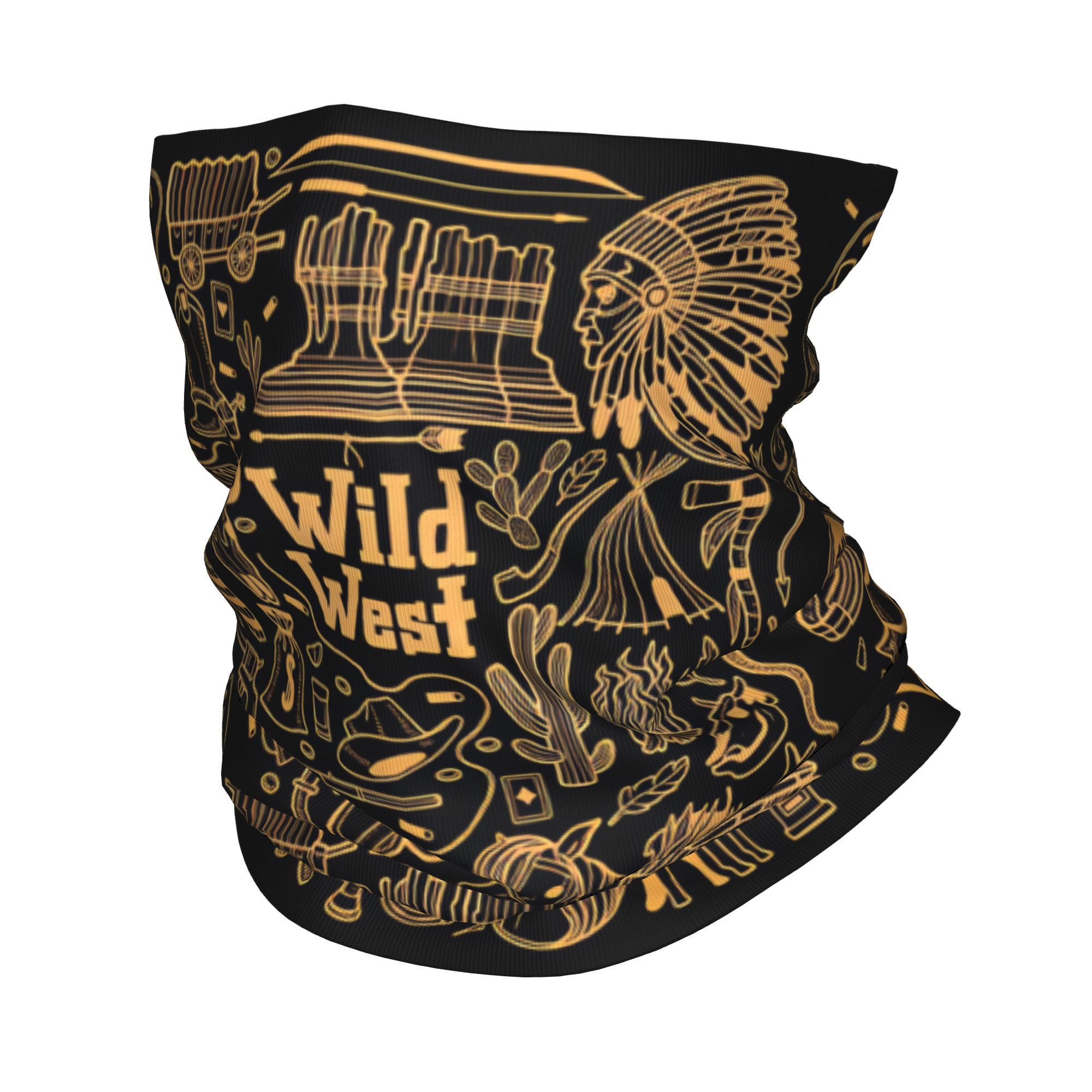 Wildman Hunting & Outdoor Robertson - قناع رياضي خارجي للدراجات بتصميم غرب