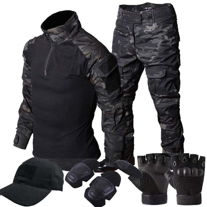 Hunting Outdoor Shirts - RU كامو التكتيكية موحدة في الهواء