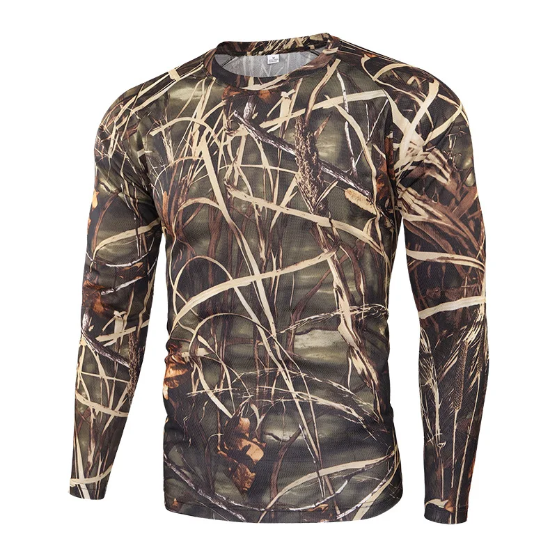البوب طويلة الأكمام التمويه تي - مراجعة Hunting Outdoor Clothing Brands وسعره