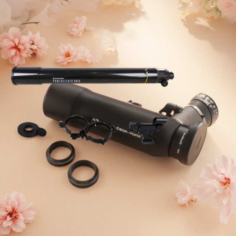 تلسكوب فلكي سيليسترون 80EQ بمر - مراجعة Monocular Night Vision وسعره