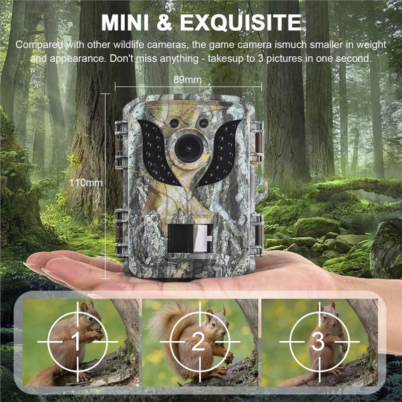 【جديد A09R!】 كاميرا صيد تعمل ب - مراجعة Trail Camera Infrared وسعره
