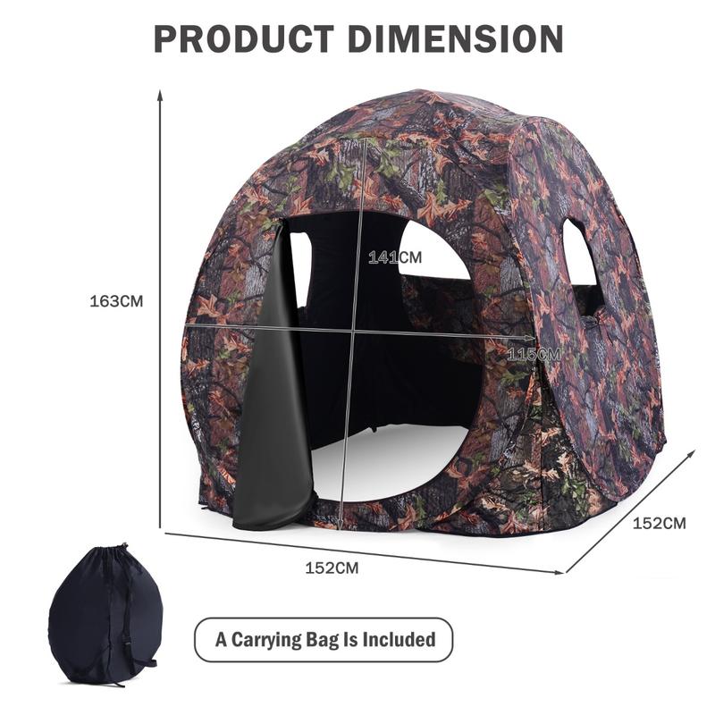 خيمة صيد قابلة للطي لثلاثة أشخ - مراجعة Hunting & Outdoor Supplies وسعره