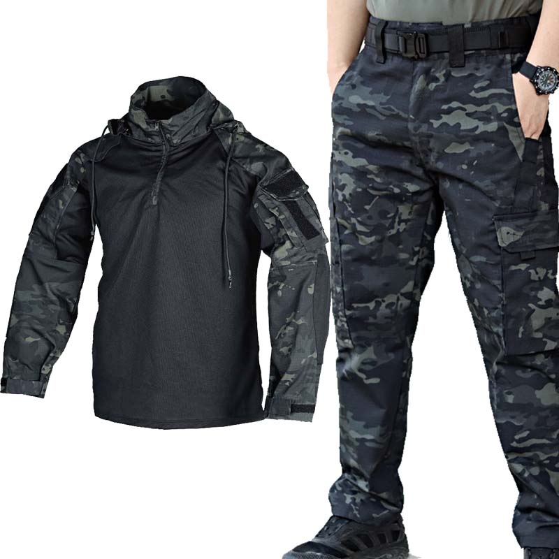 طقم قميص وبنطلون تكتيكي للرجال - مراجعة Hunting Outdoor Shirts وسعره