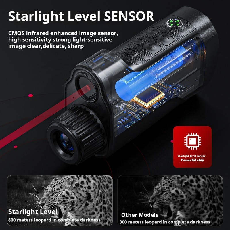 رؤى ليلية للصيد لمسافات طويلة  - مراجعة Monocular Night Vision وسعره