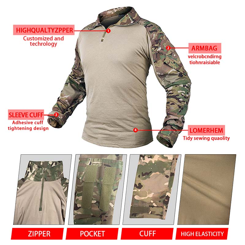 بدلات تكتيكية GEN3 للأنشطة الخ - مراجعة Hunting Outdoor Shirts وسعره