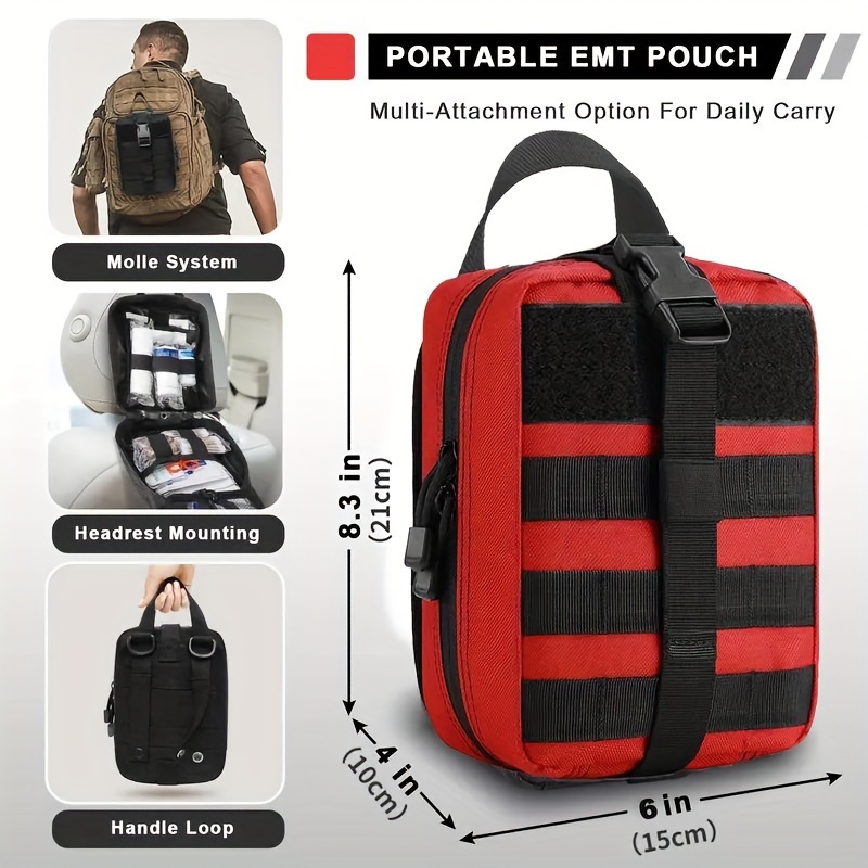 50 قطعة IFAK الصدمة بقاء الإسع - مراجعة Field Dressing Kit وسعره