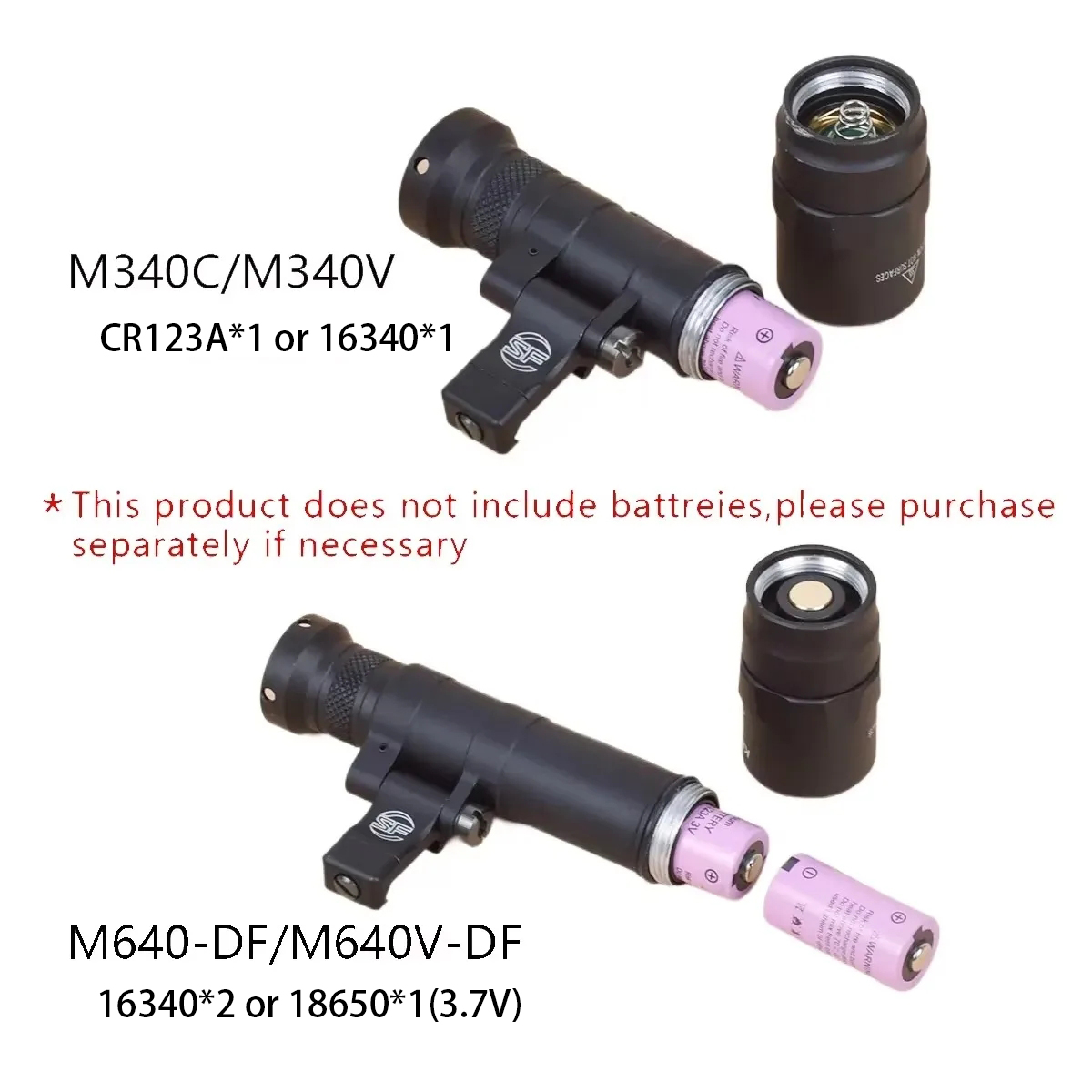 مصباح يدوي Surefir M600 M340 D - مراجعة Hunting Outdoor Store وسعره