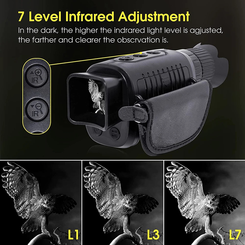 جهاز رؤية ليلية أحادي العينين  - مراجعة Trail Camera Infrared وسعره