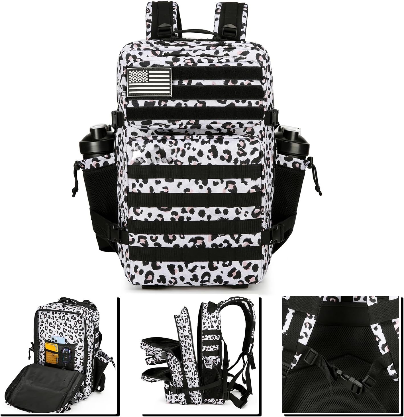 حقيبة ظهر تكتيكية كبيرة مقاومة - مراجعة Outdoor Hunting Backpack وسعره